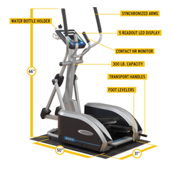 Body Solid Endurance Elliptical Trainer E300