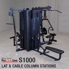 Body Solid Pro Clubline Four-Stack Commercial Gym S1000