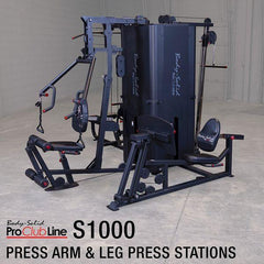 Body Solid Pro Clubline Four-Stack Commercial Gym S1000