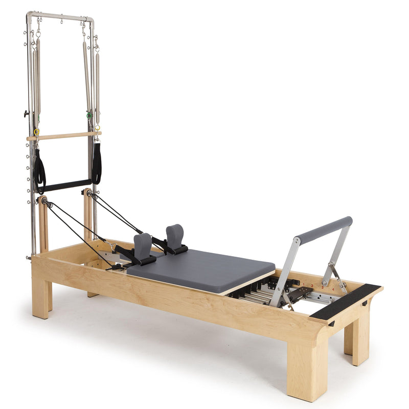 Elina Pilates Physio Wood Reformer with Tower USA 300005-0